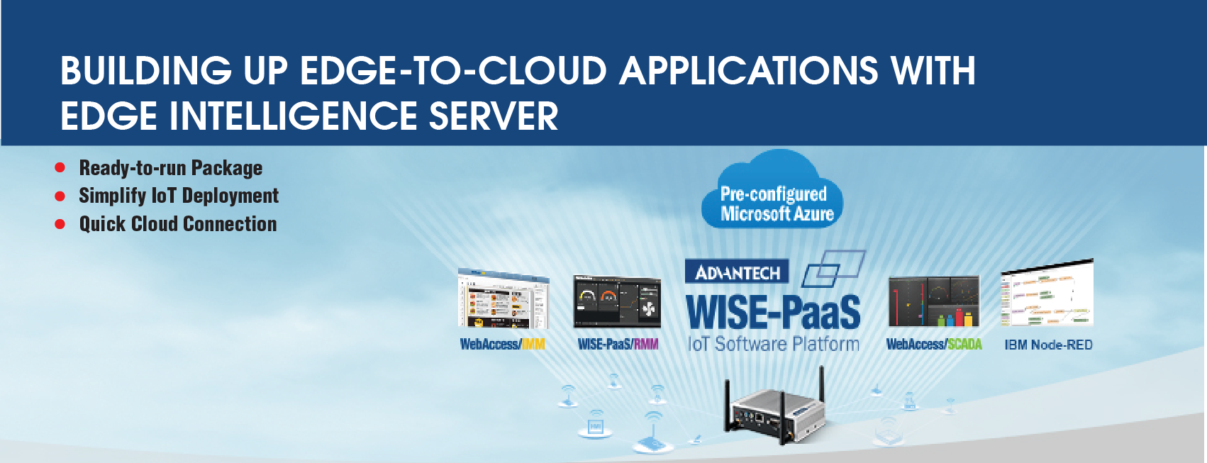 Building Up Edge-to-Cloud Applications with Edge Intelligence Server  